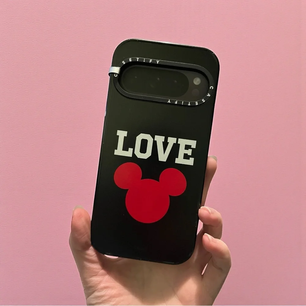 NWT Casetify Mickey Mouse Love Symbol Google Pixel 10 Pro Phone Case CC